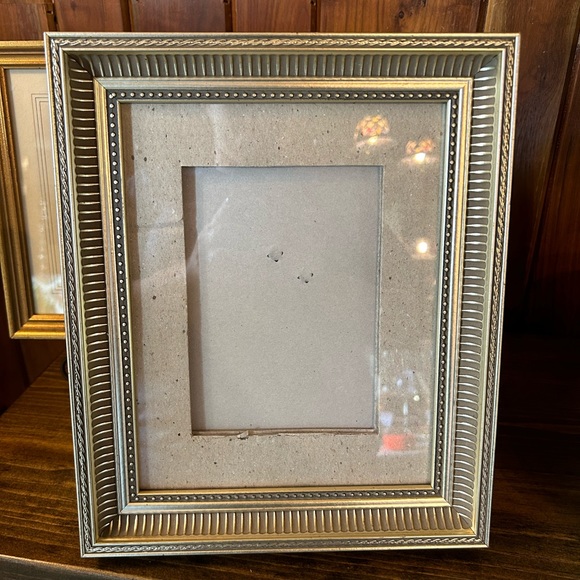 Vintage Accents Vintage Picture Frame 8 X Wood Frame Gold And Silver Tones Poshmark